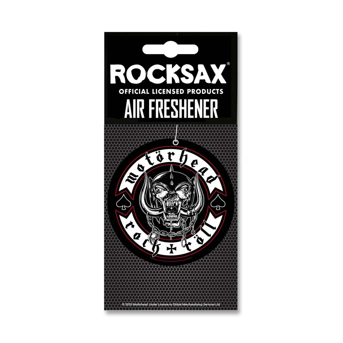 Rocksax Motorhead Air Freshener - Rock + Roll