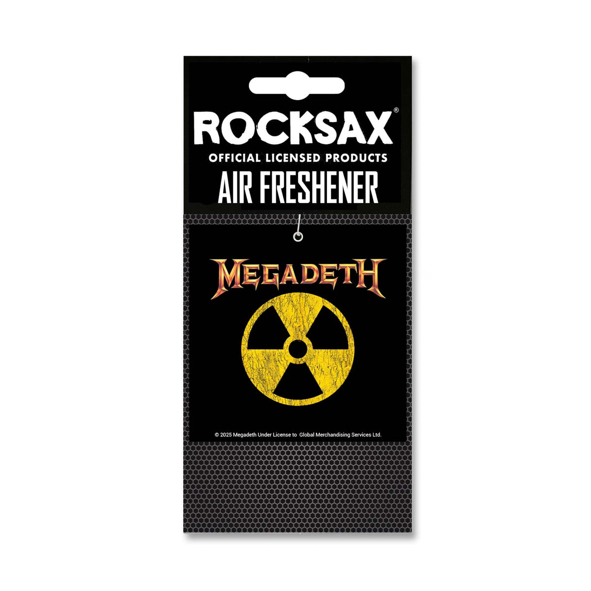 Rocksax Megadeth Air Freshener - Logo