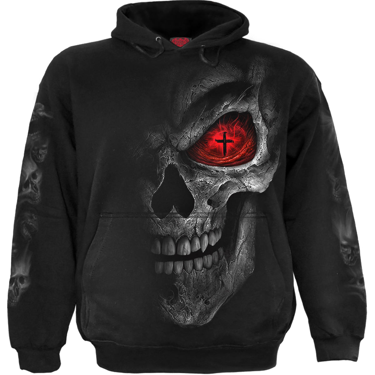DEATH STARE - Sweat à capuche noir