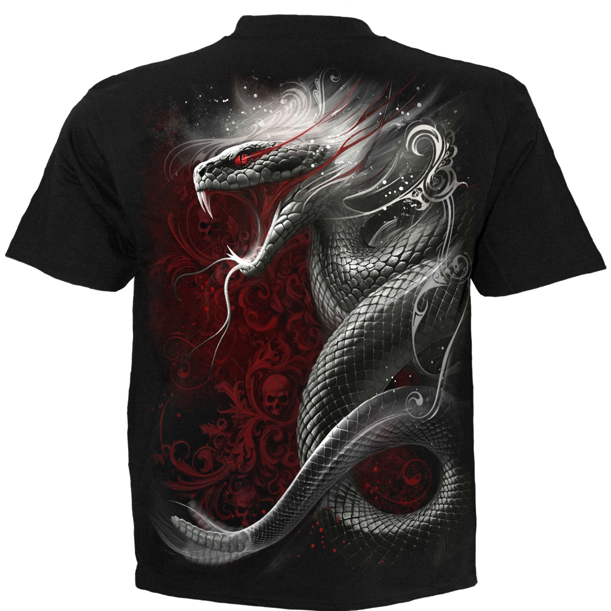GOTHIC SERPENT - T-shirt noir