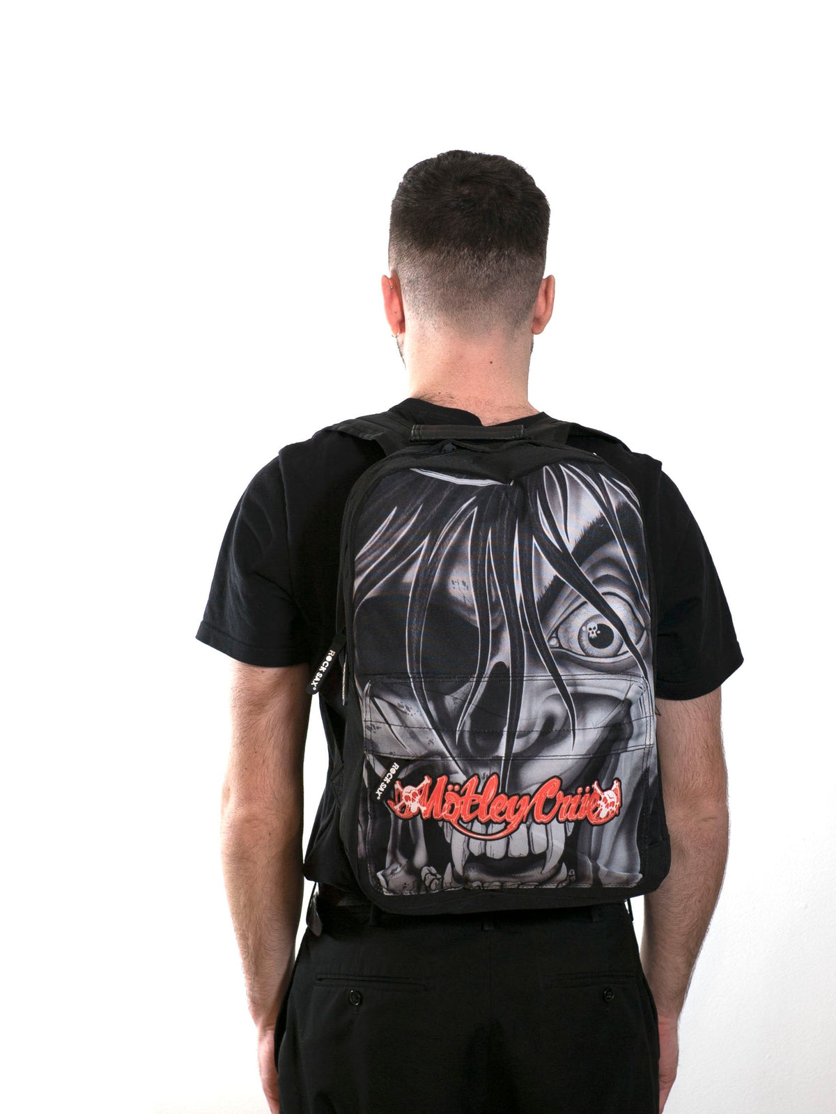 Rocksax Mötley Crüe Backpack - Dr Fg Face