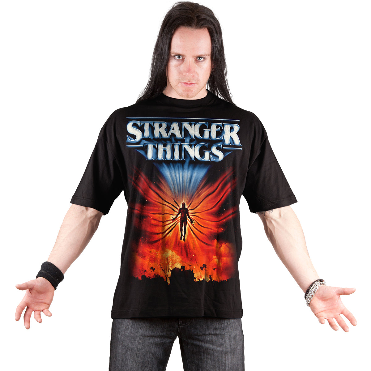 RISE OF VECNA - T-shirt imprimé sur le devant Noir