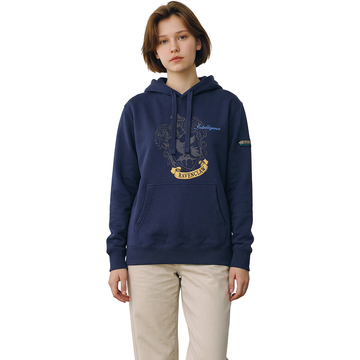 HARRY POTTER - EMBLÈME DE RAVENCLAW - Sweat à capuche bleu foncé
