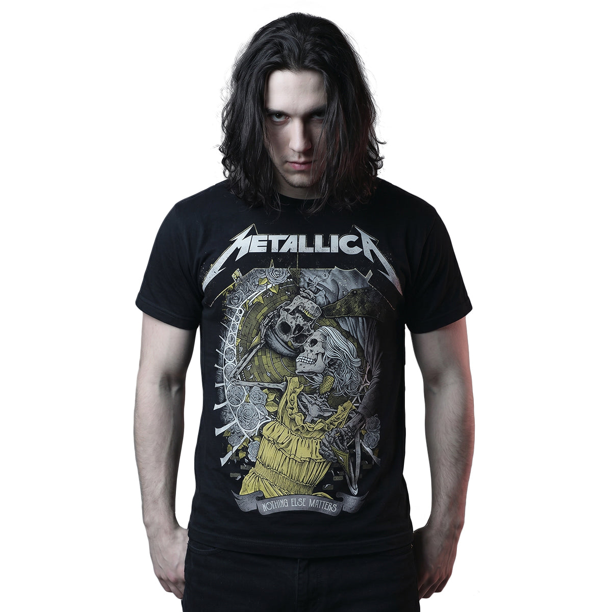 METALLICA - NOTHING ELSE MATTERS - Front Print T-Shirt Black