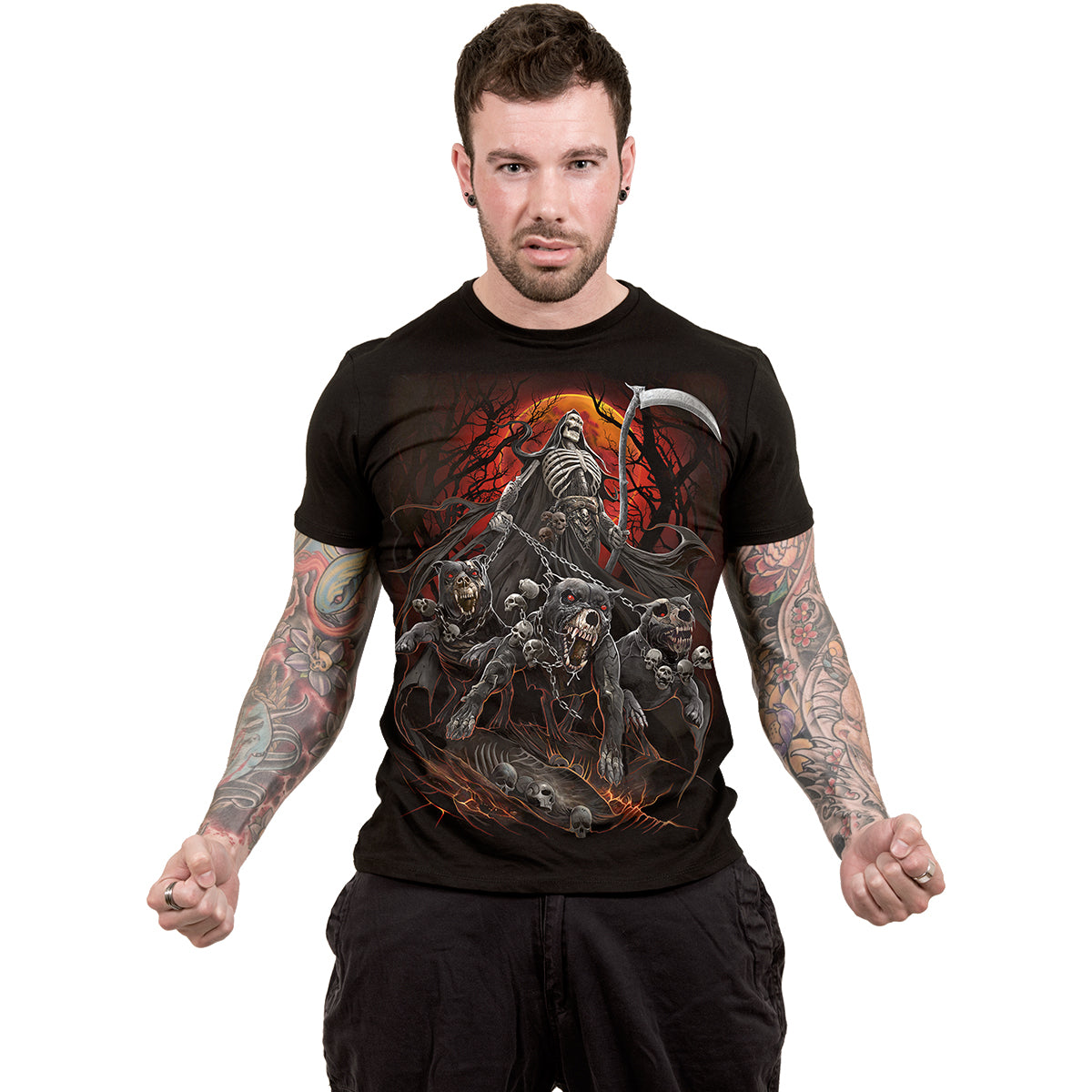 HARBINGERS - T-Shirt noir
