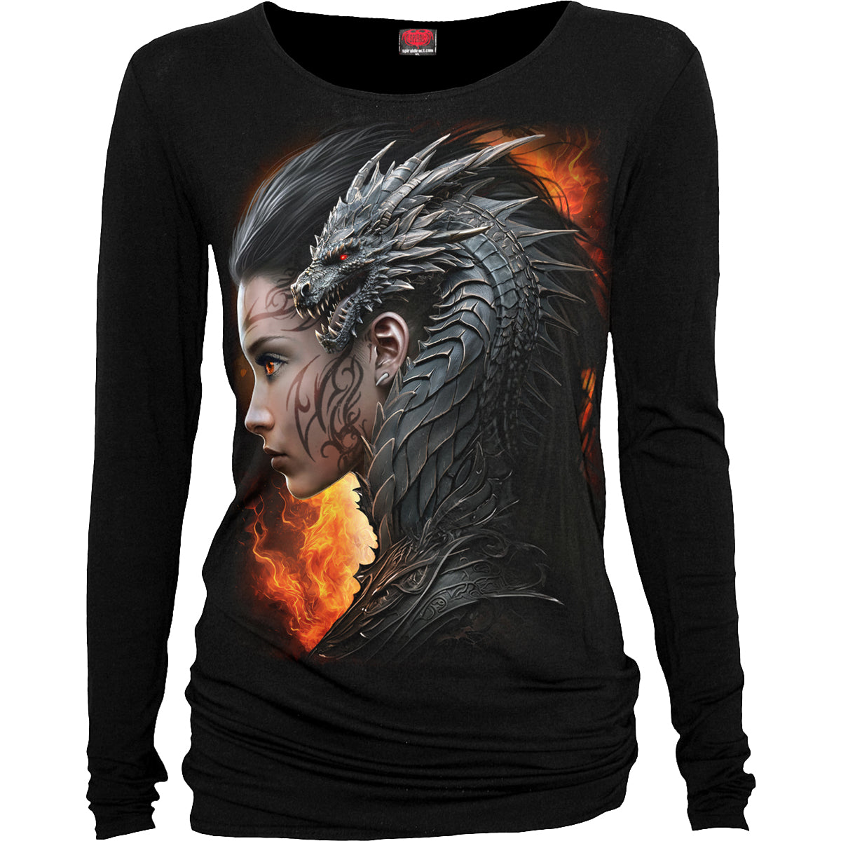 DRACO QUEEN - Top baggy noir