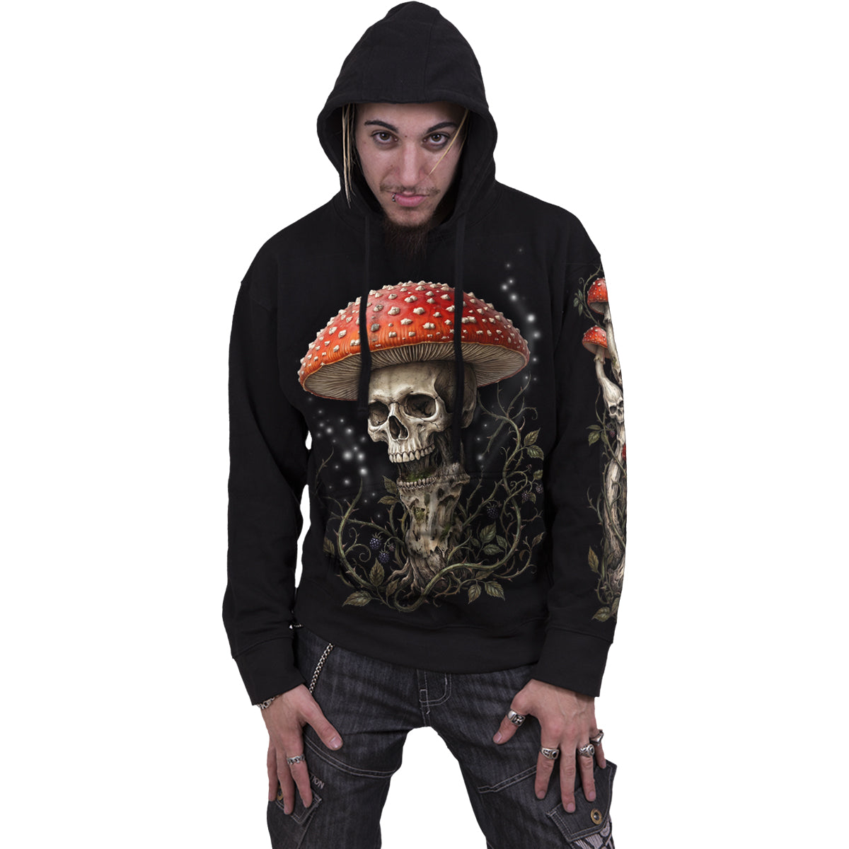 SHROOMS - Hoody Black