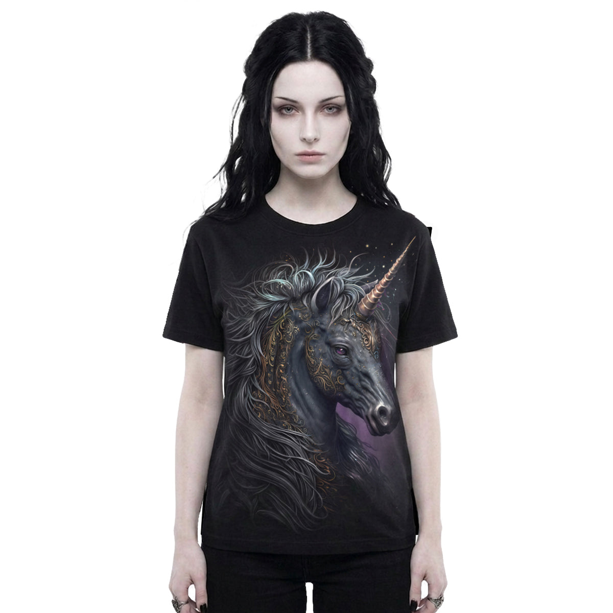 CELTIC UNICORN - T-Shirt noir