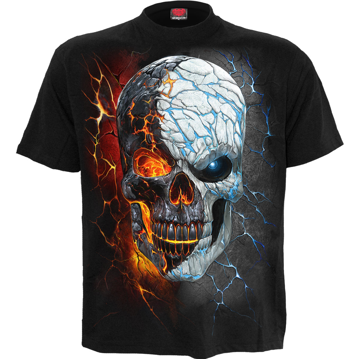 DIVIDED SOUL - T-shirt noir