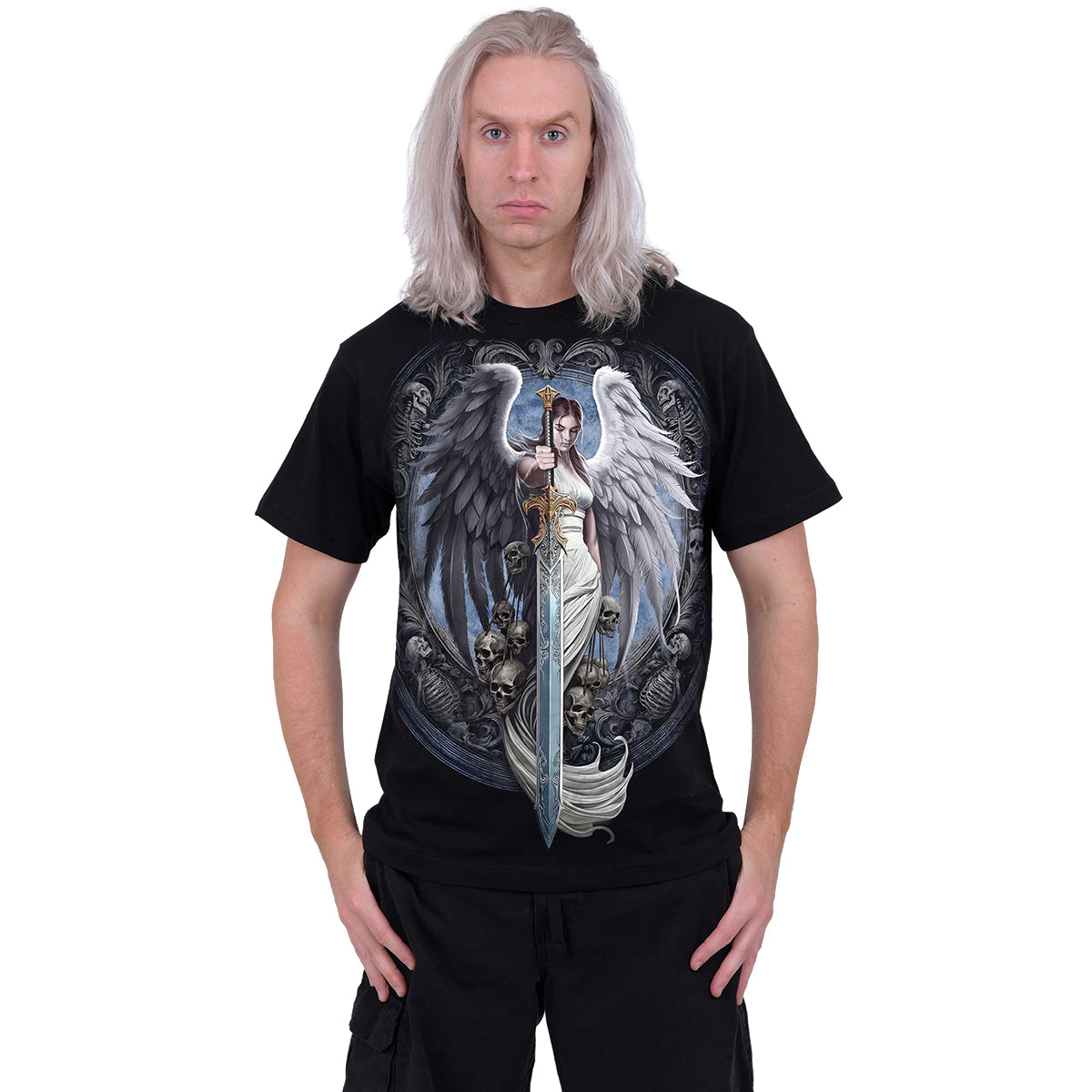 ANGEL SWORD - T-Shirt noir