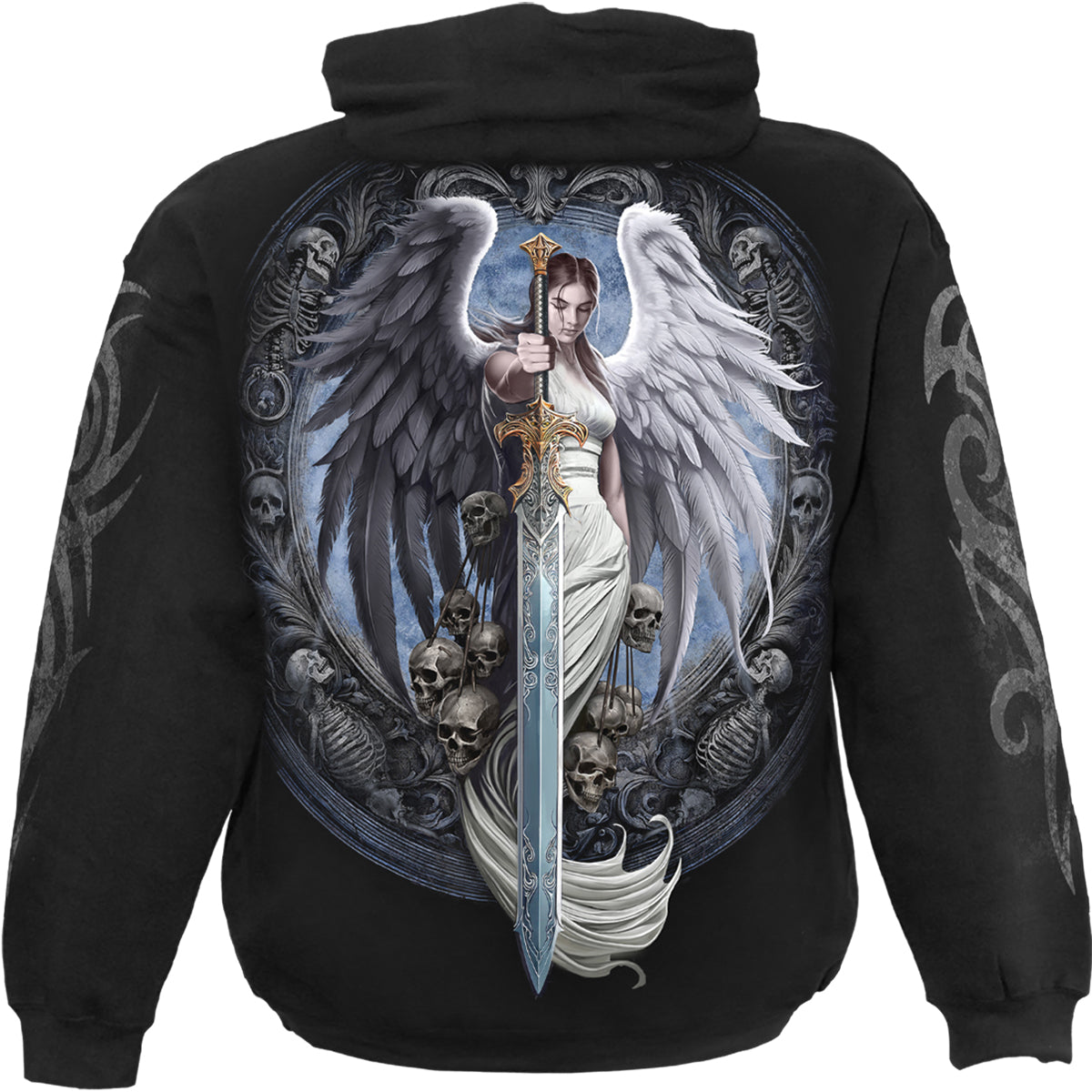 ANGEL SWORD - Sweat à capuche noir