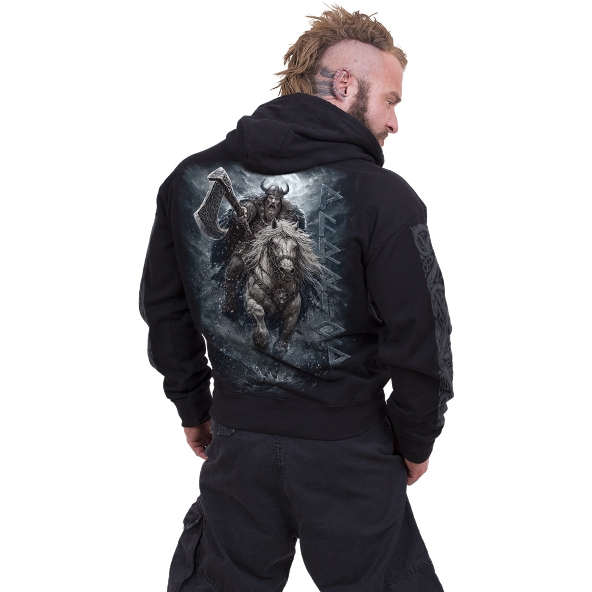 VIKING RAMPAGE - Sweat à capuche noir