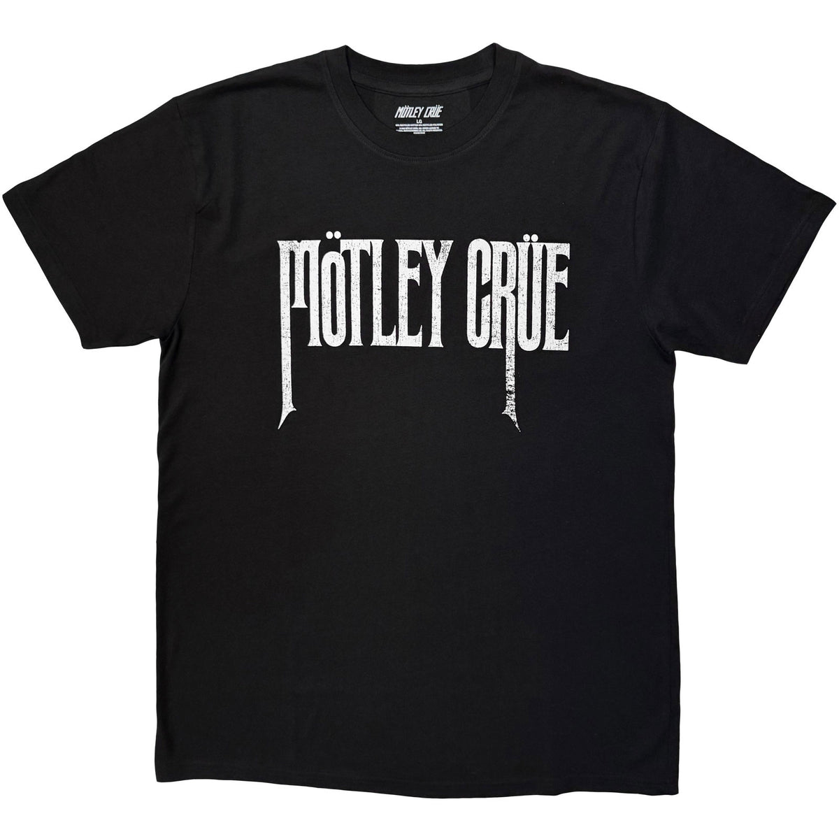 MOTLEY CRUE - LOGO MONO - T-Shirt Black