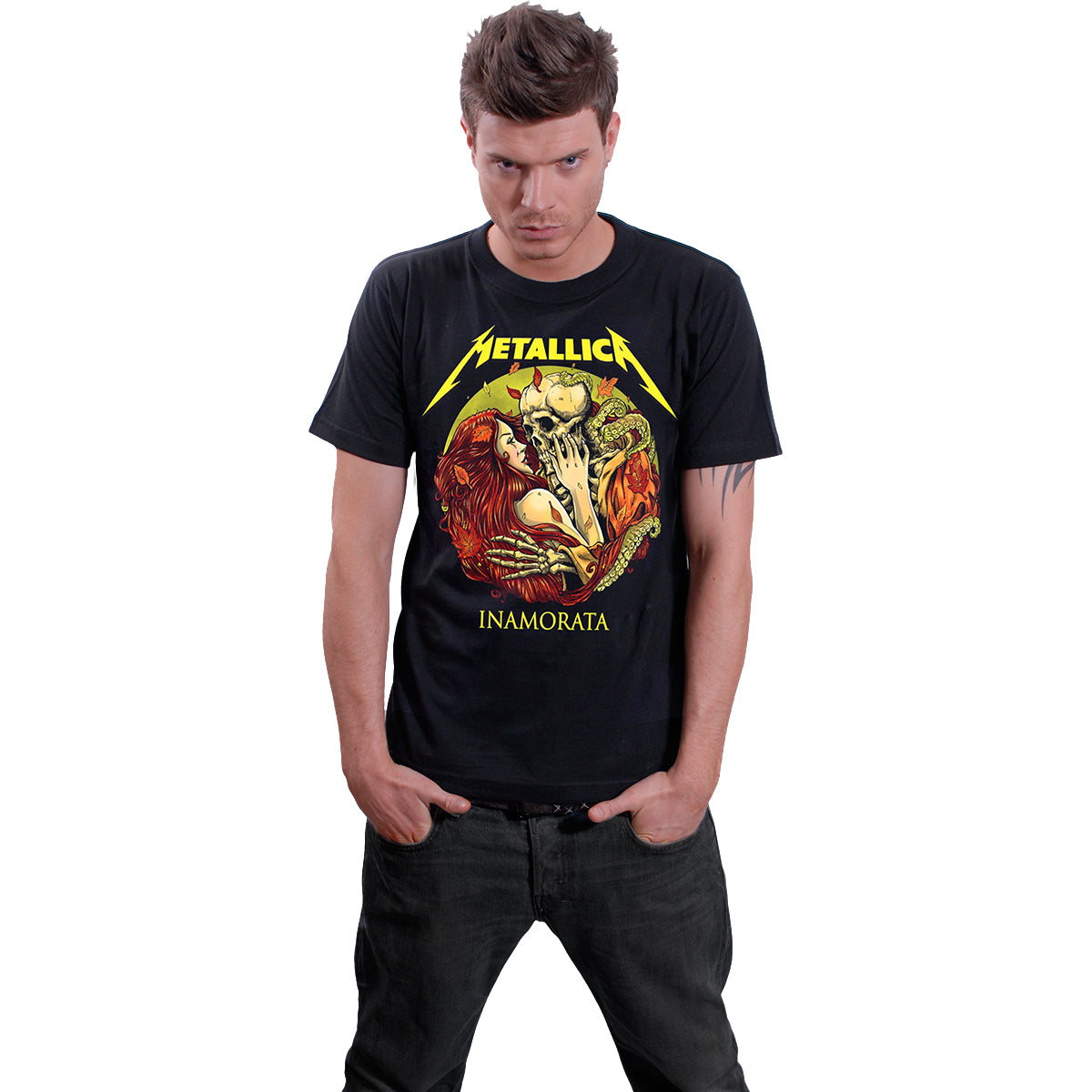 METALLICA - INAMORATA - T-shirt imprimé sur le devant Noir