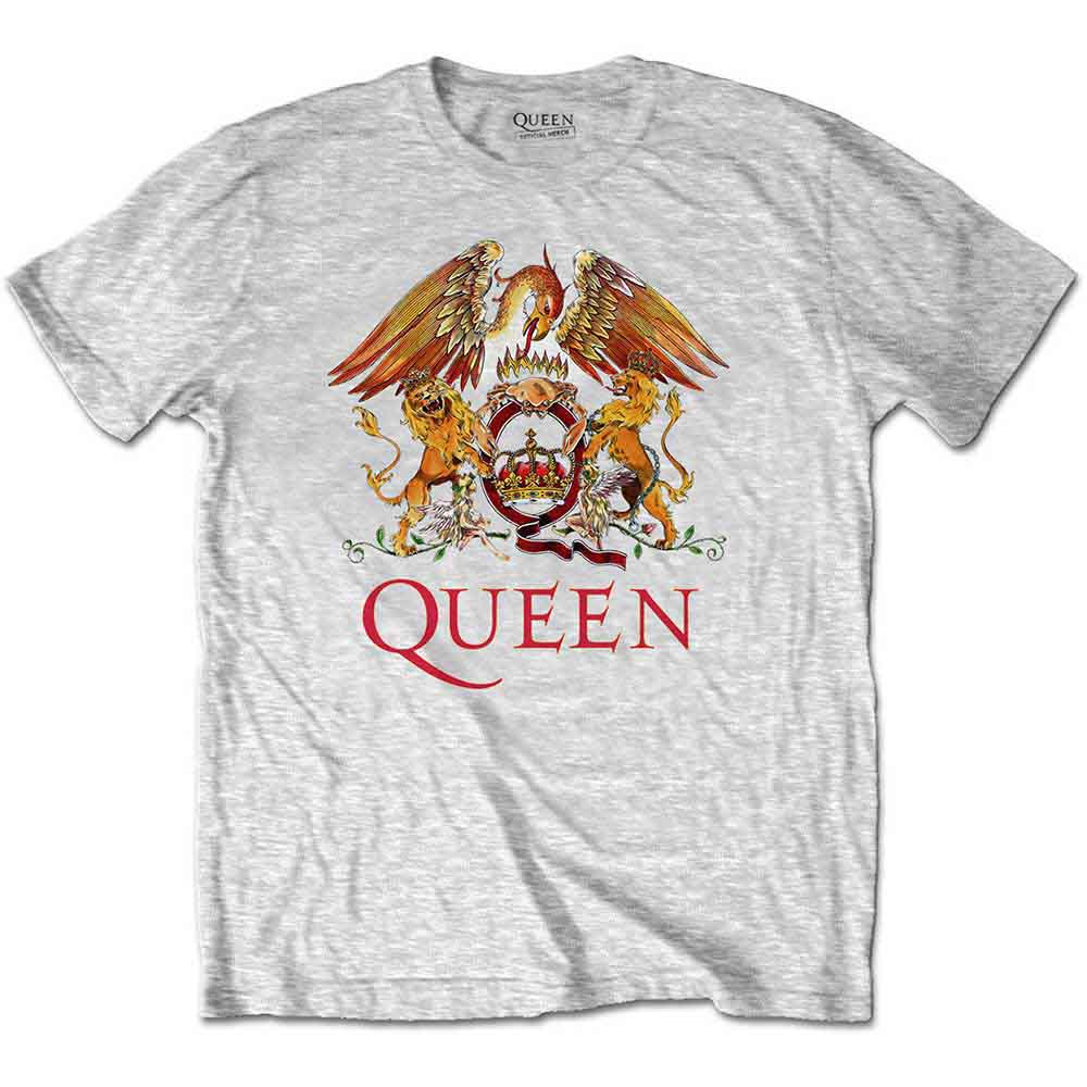 QUEEN - CLASSIC CREST - Kids T-Shirt Grey
