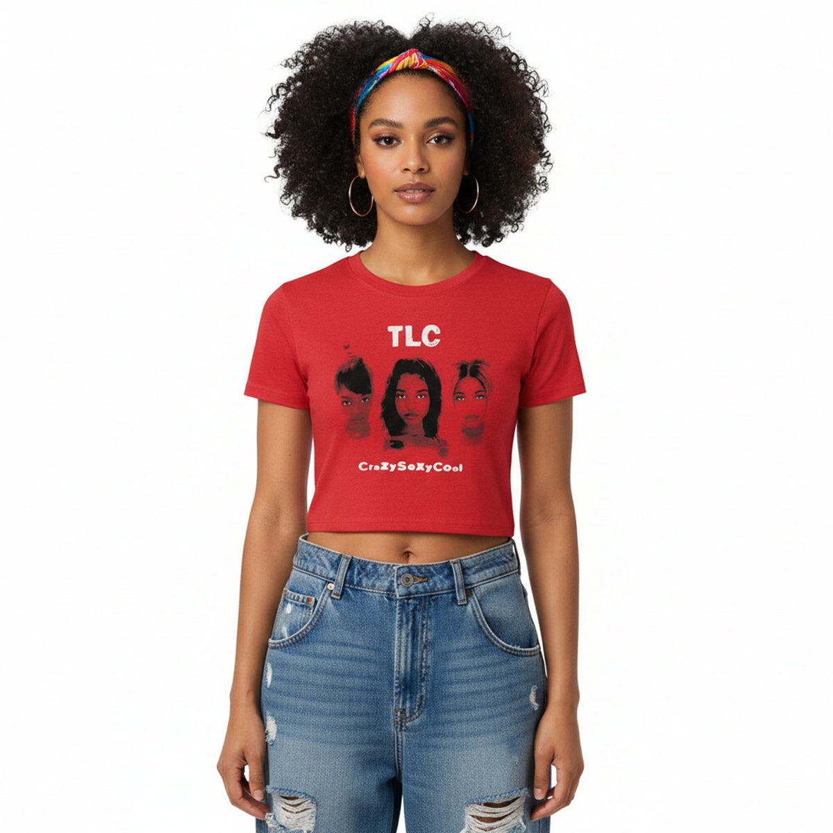 TLC - CRAZYSEXYCOOL - Crop Top Red