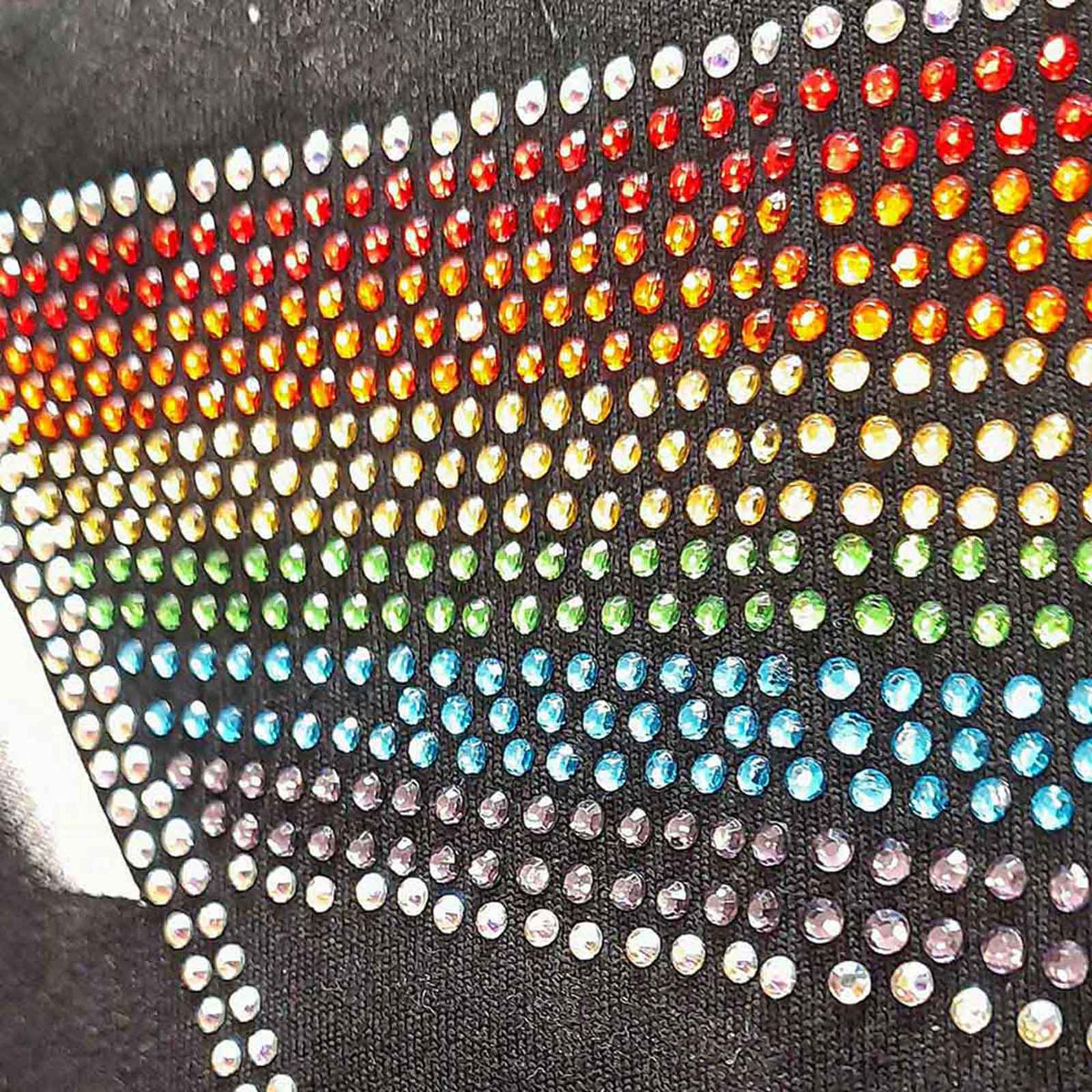 PINK FLOYD - DARK SIDE OF THE MOON - Ladies T-Shirt Black (Embellished)