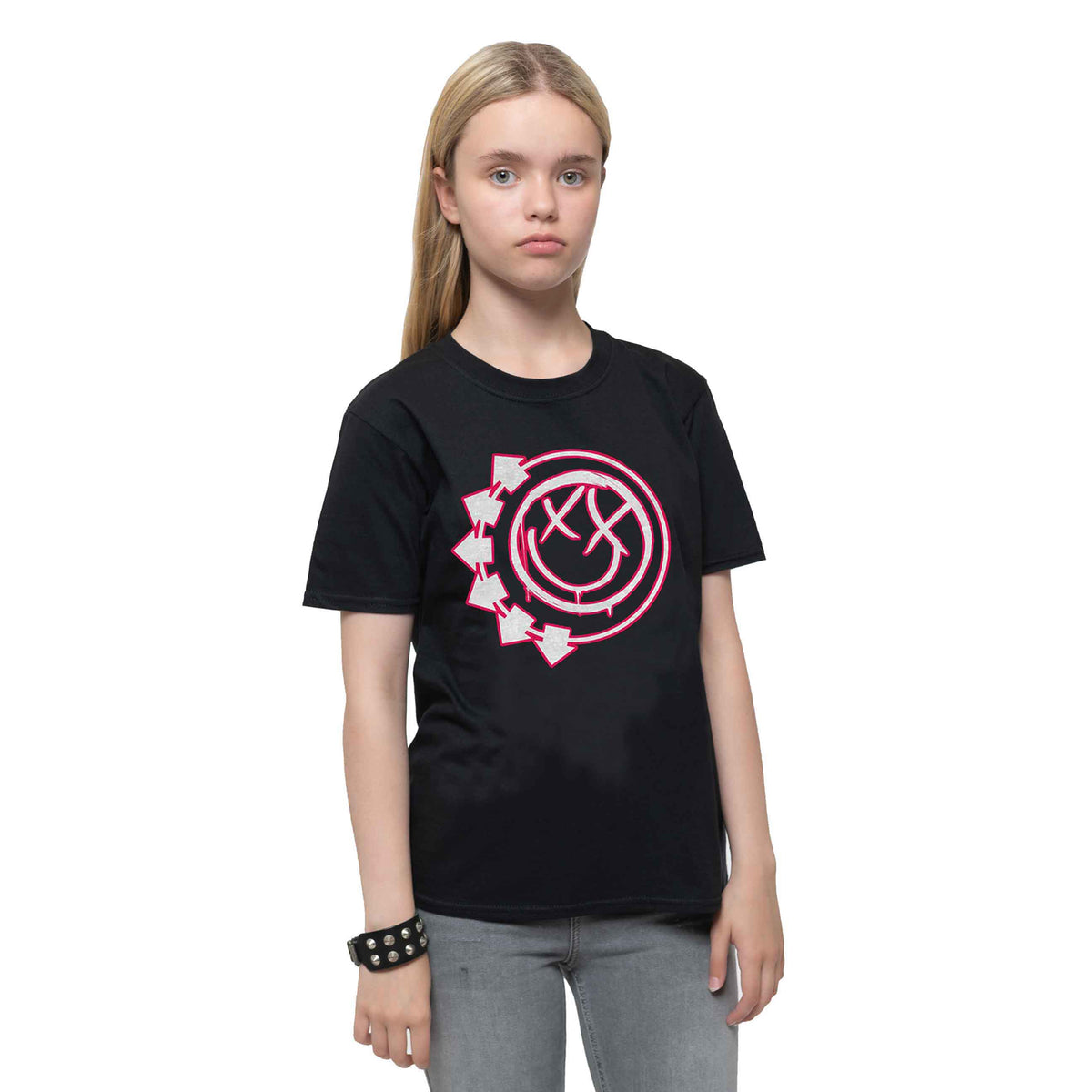 BLINK-182 - SIX ARROW SMILE - Kids T-Shirt Black