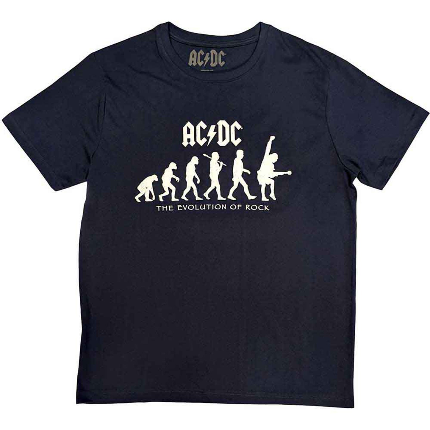 AC/DC - EVOLUTION OF ROCK - T-Shirt Blue