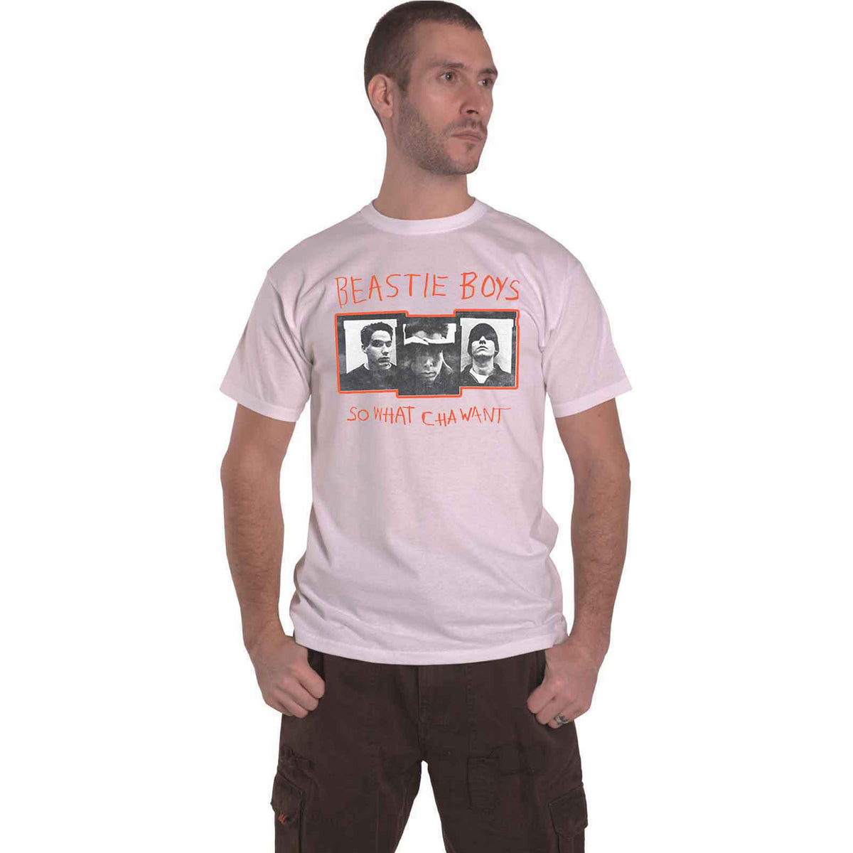 BEASTIE BOYS, THE - SO WHAT CHA WANT - T-Shirt White
