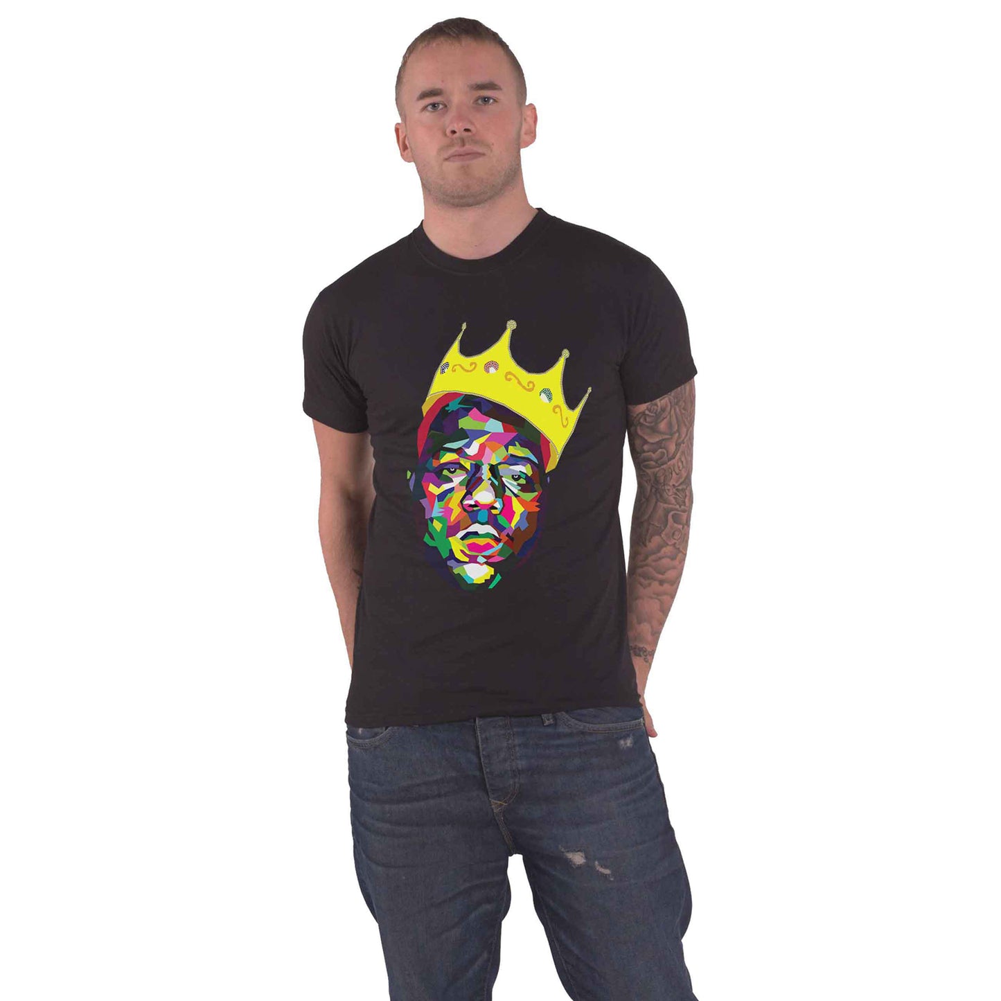 BIGGIE SMALLS - CROWN - T-Shirt Black