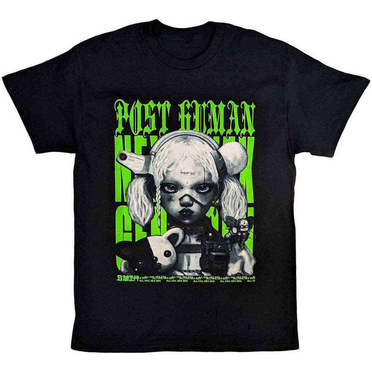 BRING ME THE HORIZON - GREEN NEX GEN - T-Shirt Black