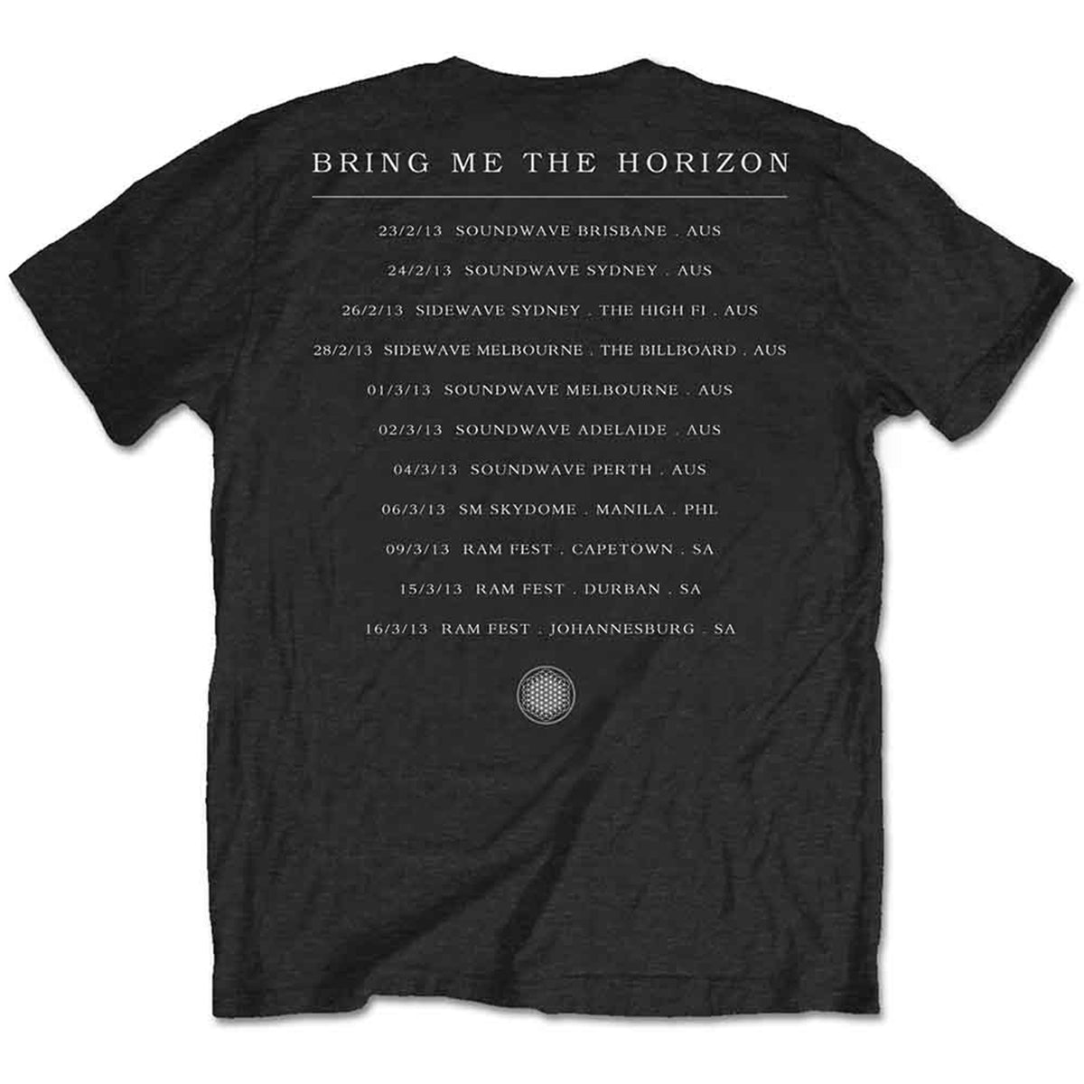 BRING ME THE HORIZON - SEMPITERNAL TOUR - T-Shirt Black (Back Print)