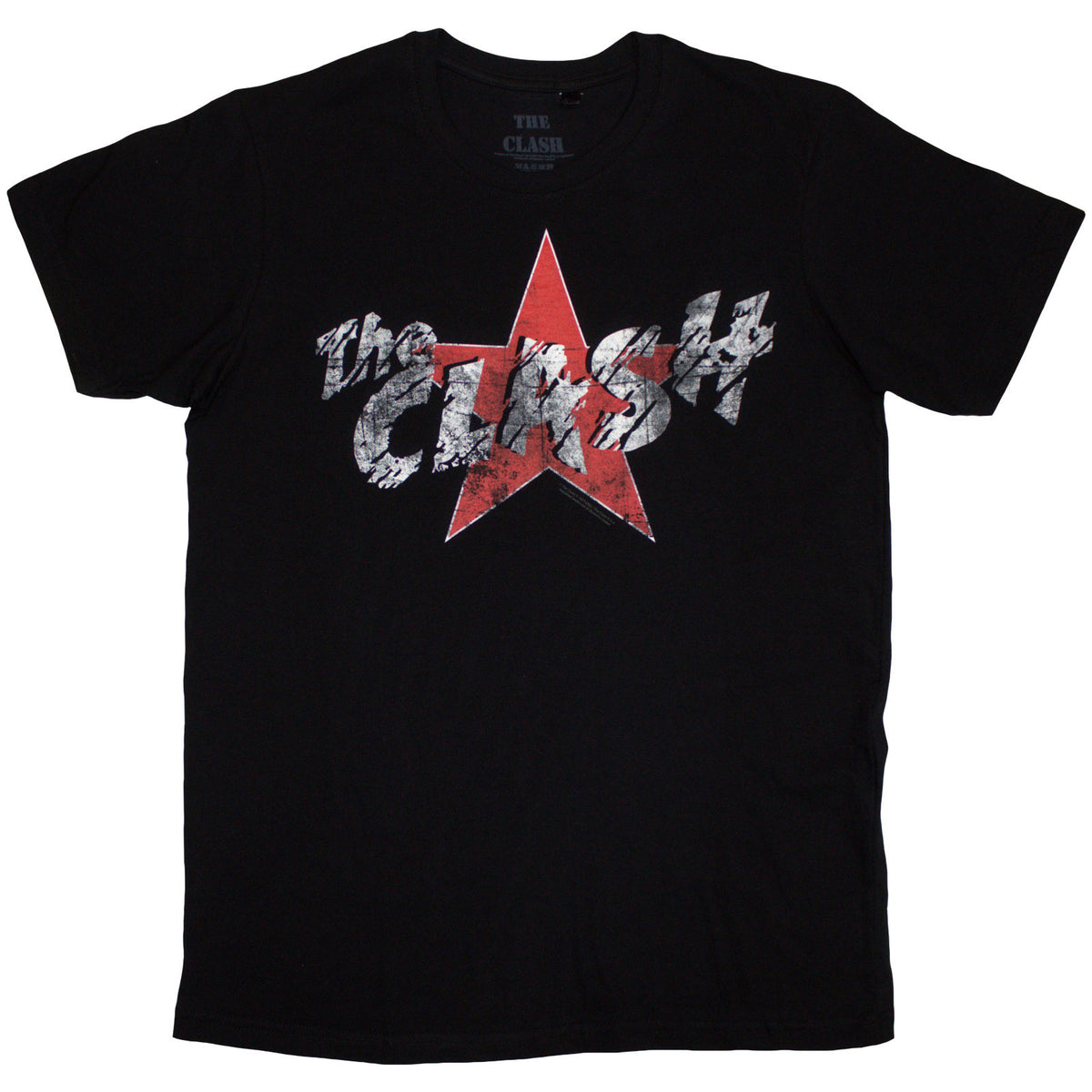 CLASH, THE - STAR LOGO - T-Shirt Black