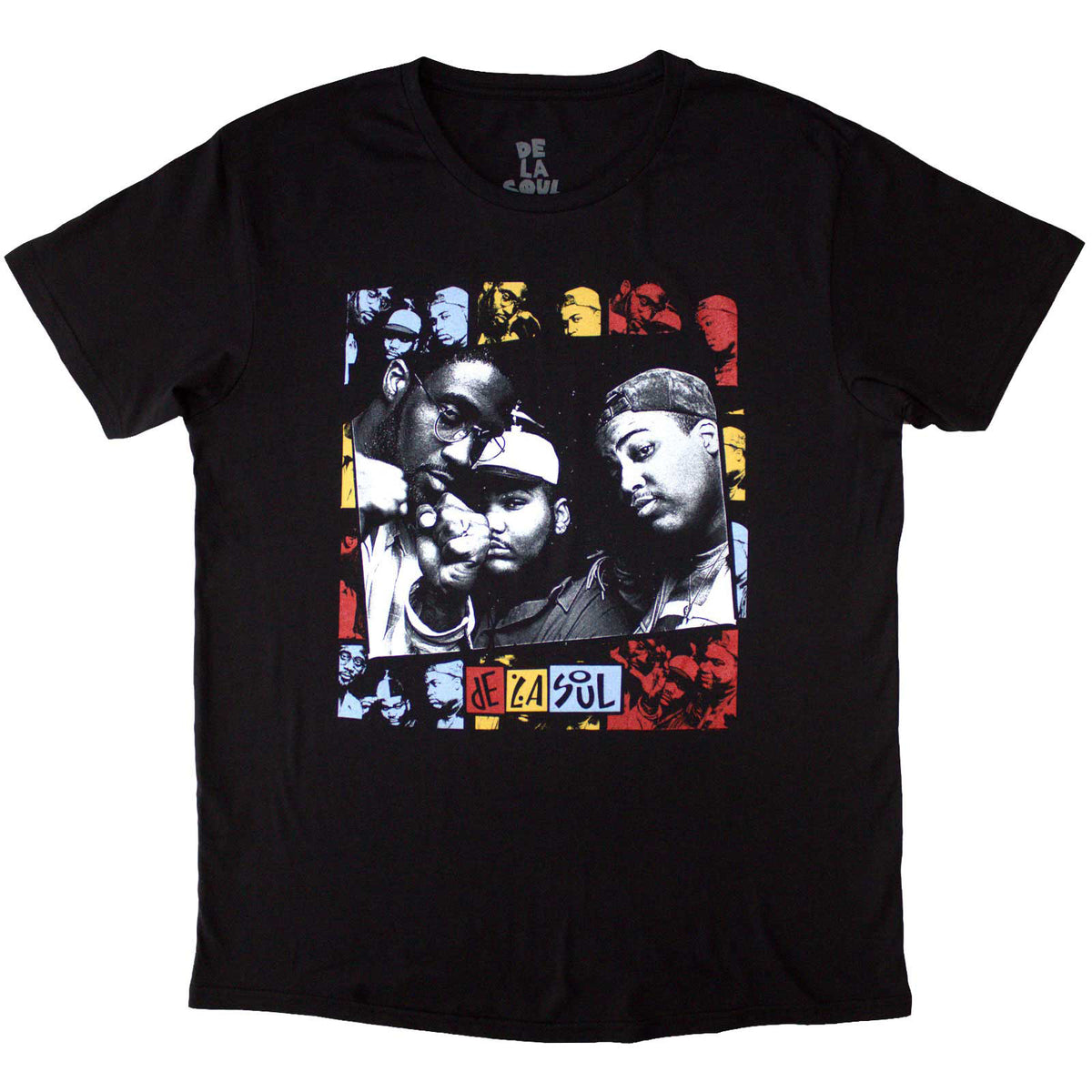 DE LA SOUL - COLLAGE - T-Shirt Black