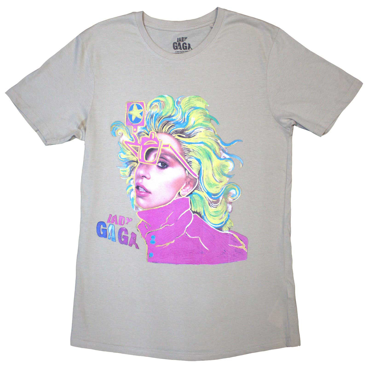 LADY GAGA - COLOUR SKETCH - T-Shirt Neutral