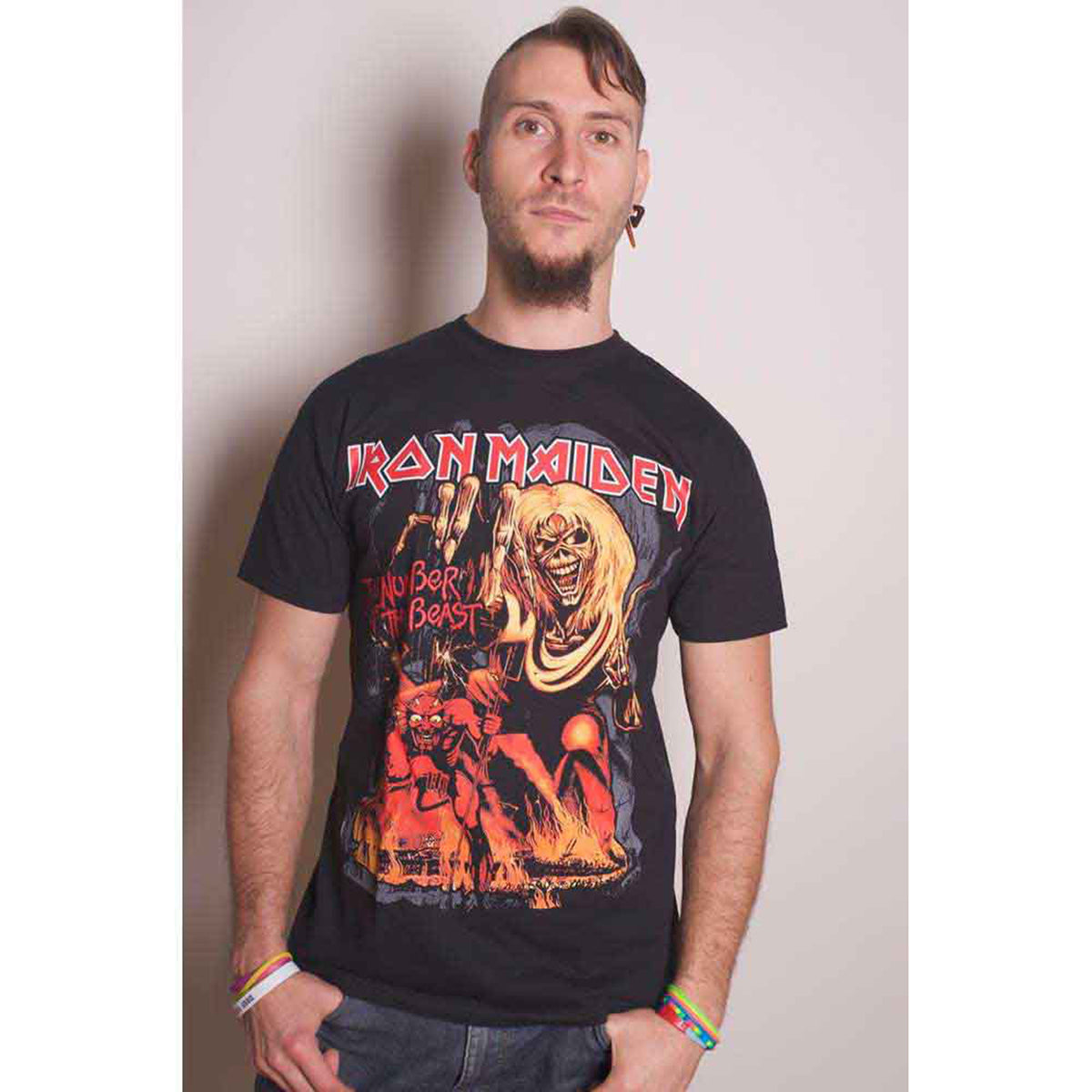 IRON MAIDEN - NUMBER OF THE BEAST GRAPHIC - T-Shirt noir
