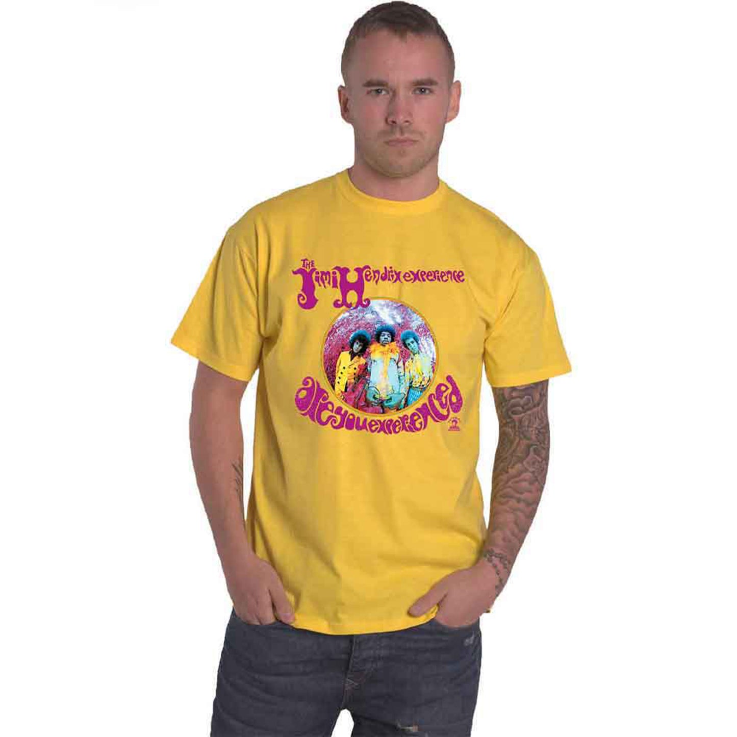 JIMI HENDRIX - ARE YOU EXPERIENCED - T-Shirt Yellow
