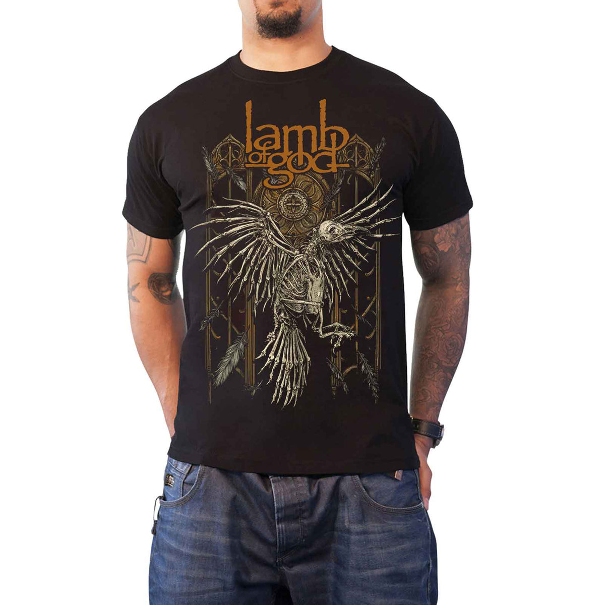 LAMB OF GOD - CROW - T-Shirt Black