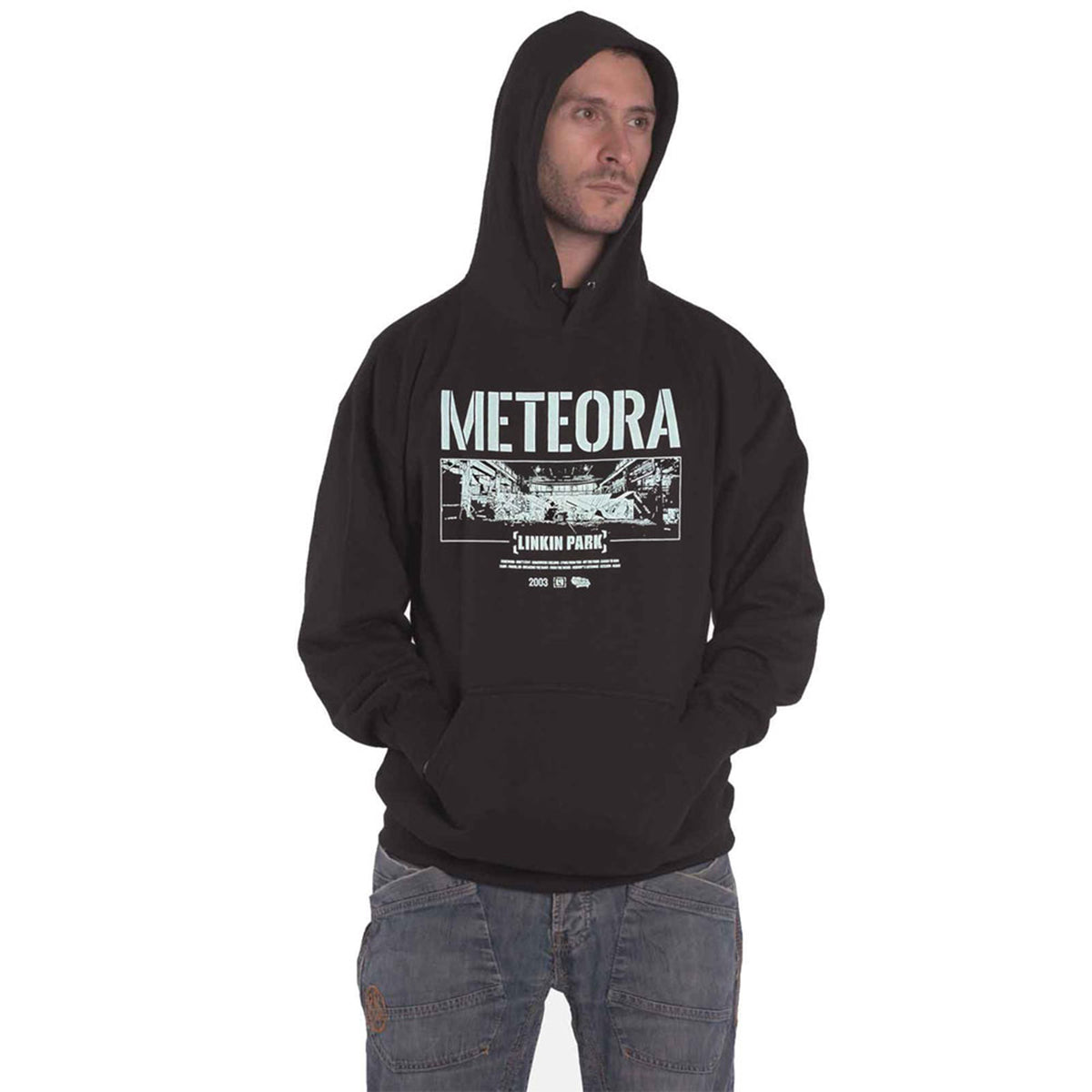 LINKIN PARK - METEORA WALL ART - Pullover Hoodie Black