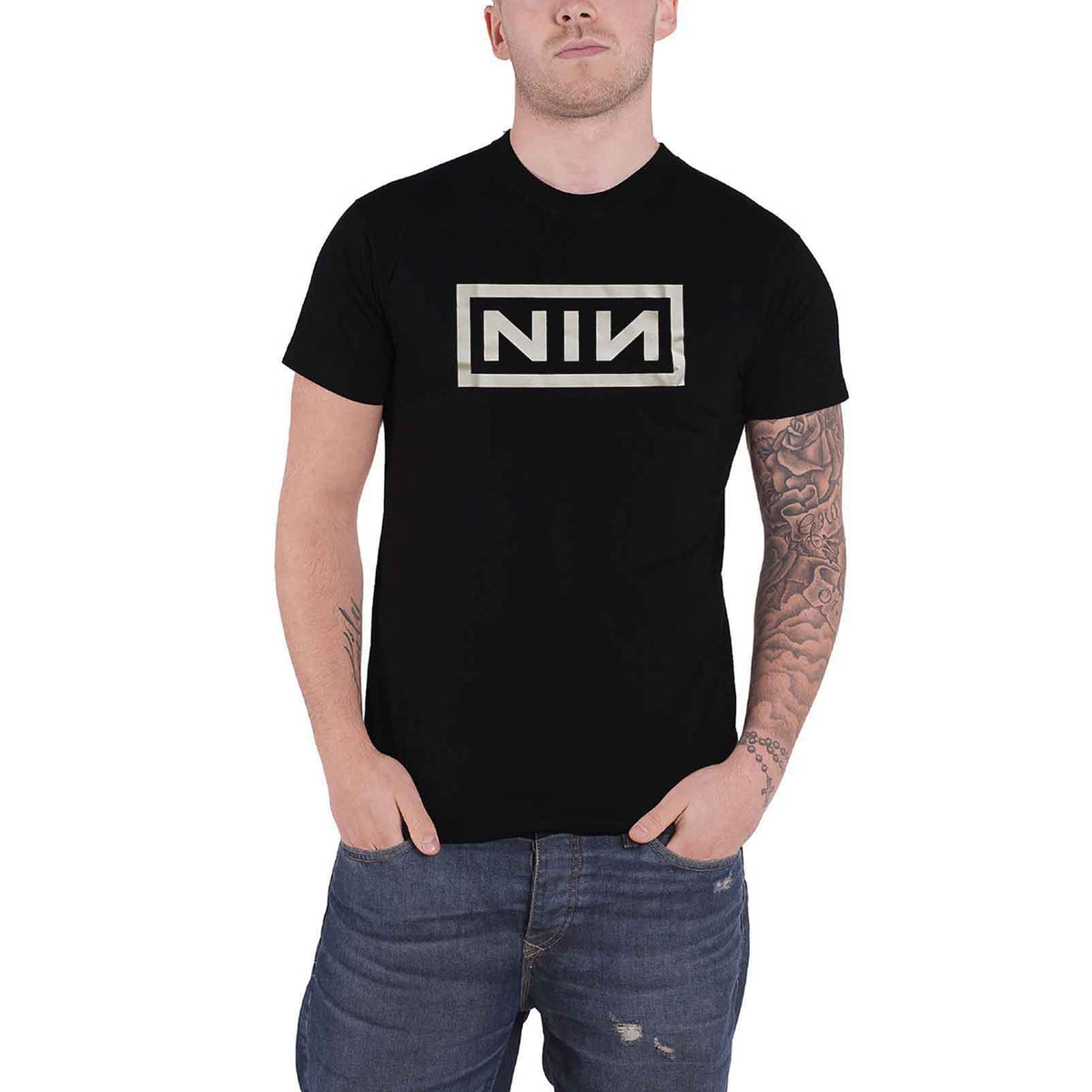 NINE INCH NAILS - CLASSIC LOGO - T-Shirt Black