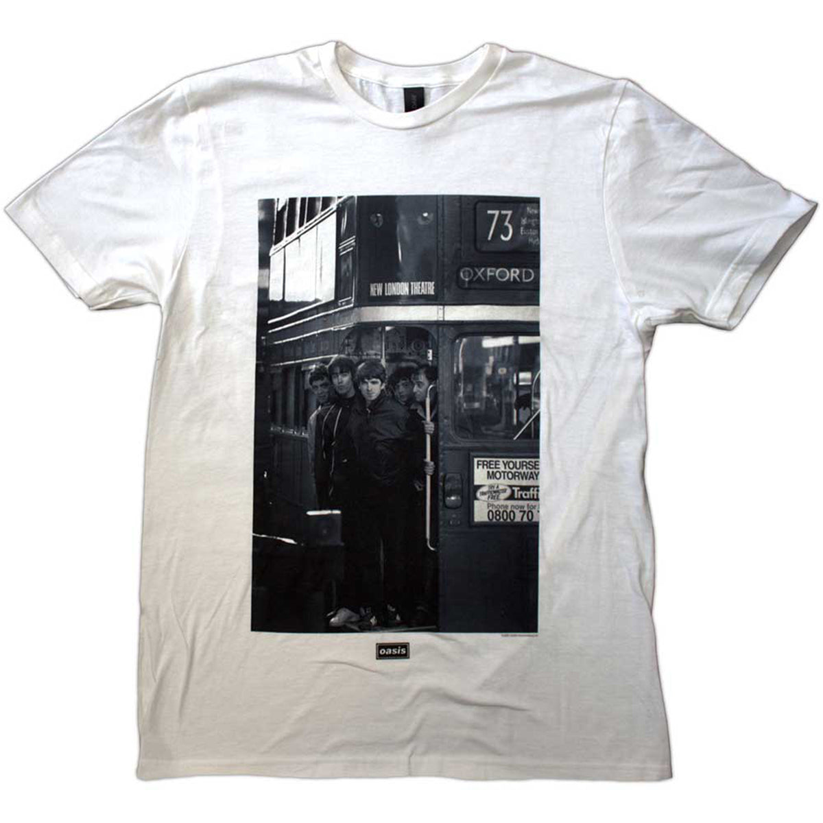 OASIS - LONDON BUS PHOTO - T-Shirt White