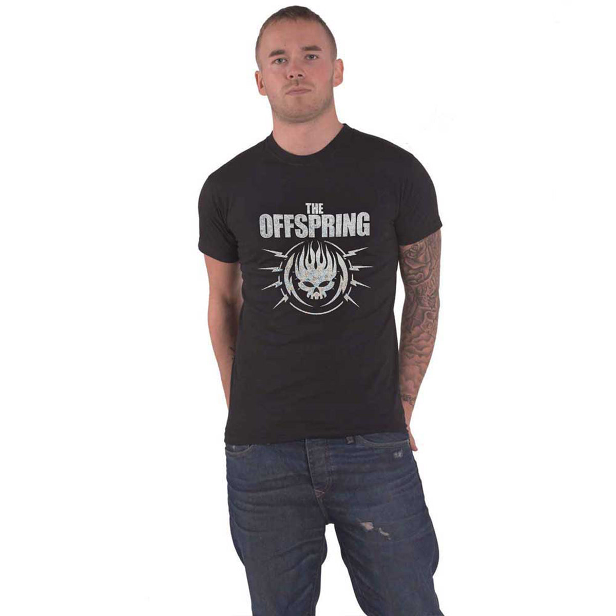 OFFSPRING, THE - BOLT LOGO - T-Shirt Black
