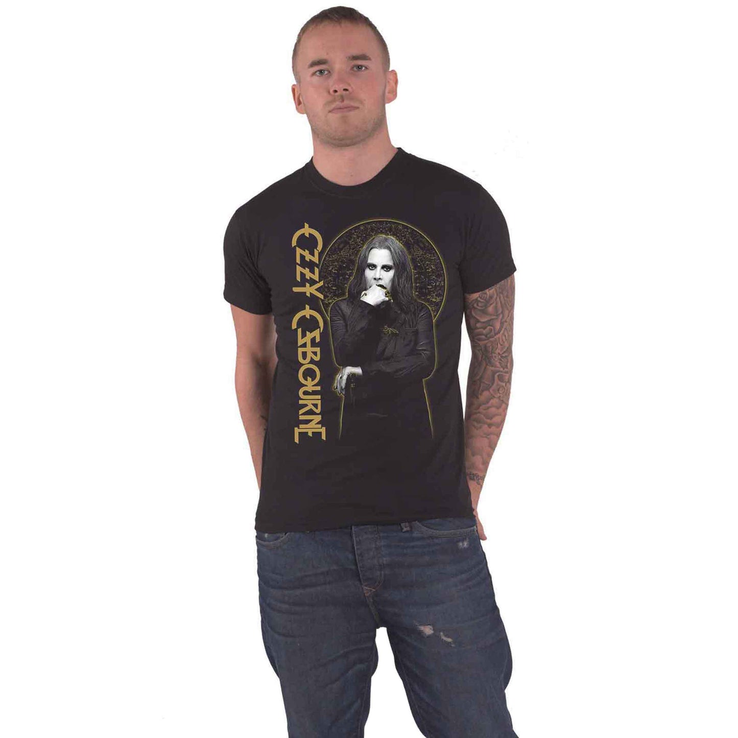 OZZY OSBOURNE - PATIENT NO. 9 GOLD GRAPHIC - T-Shirt Black