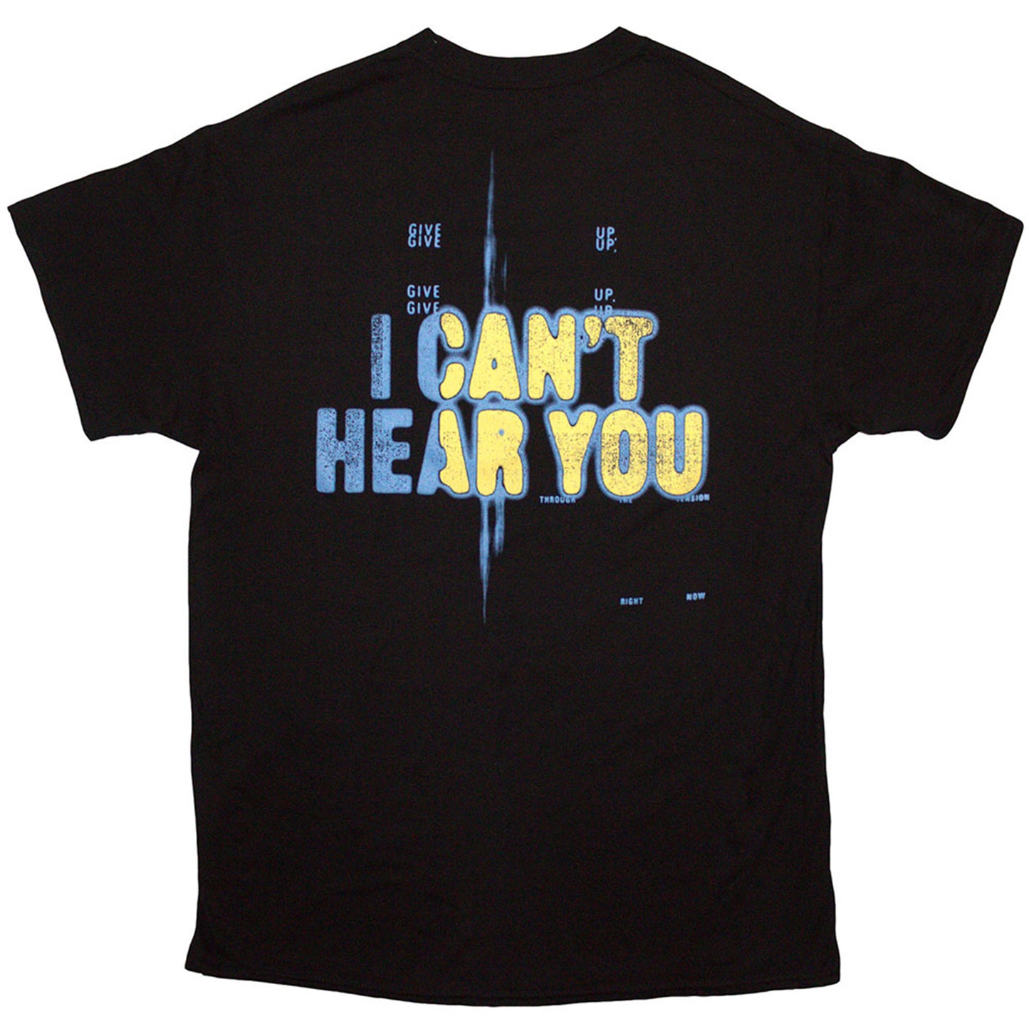 PIERCE THE VEIL - I CAN'T HEAR YOU - T-Shirt Black (Back Print)