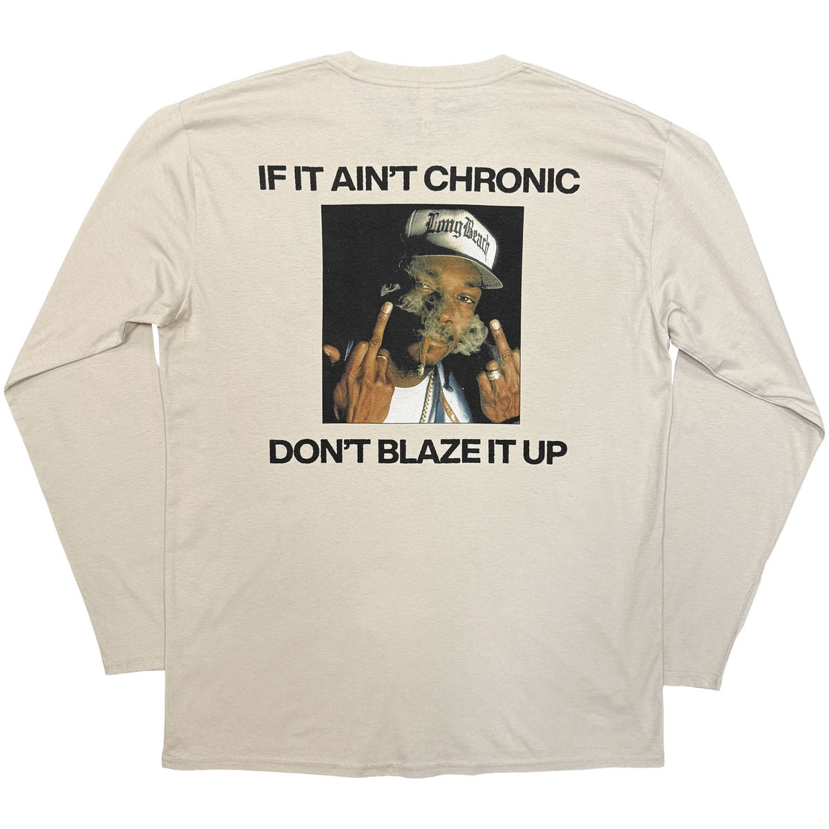 SNOOP DOGG - MIDDLE FINGER - T-shirt à manches longues neutre (Back Print)