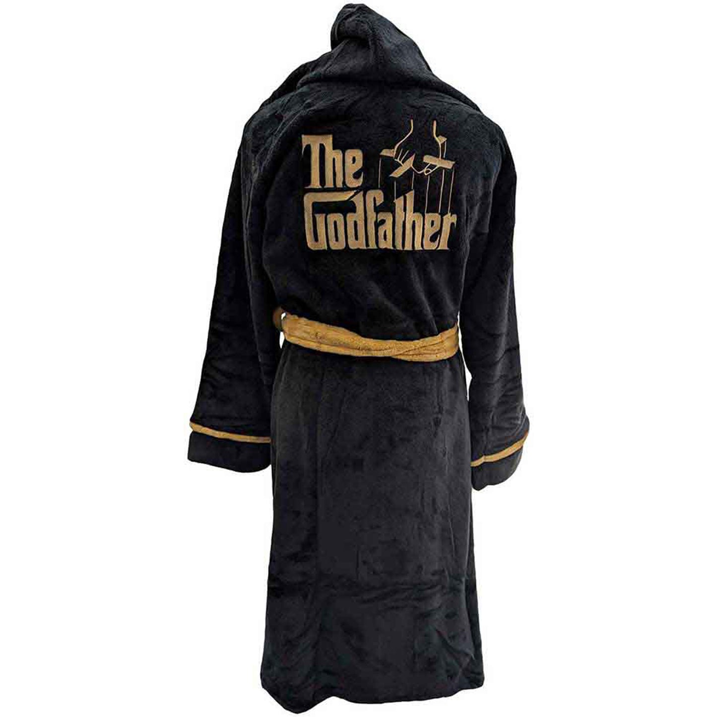 GODFATHER, THE - ROSE & LOGO - Bathrobe Black (Back Print)