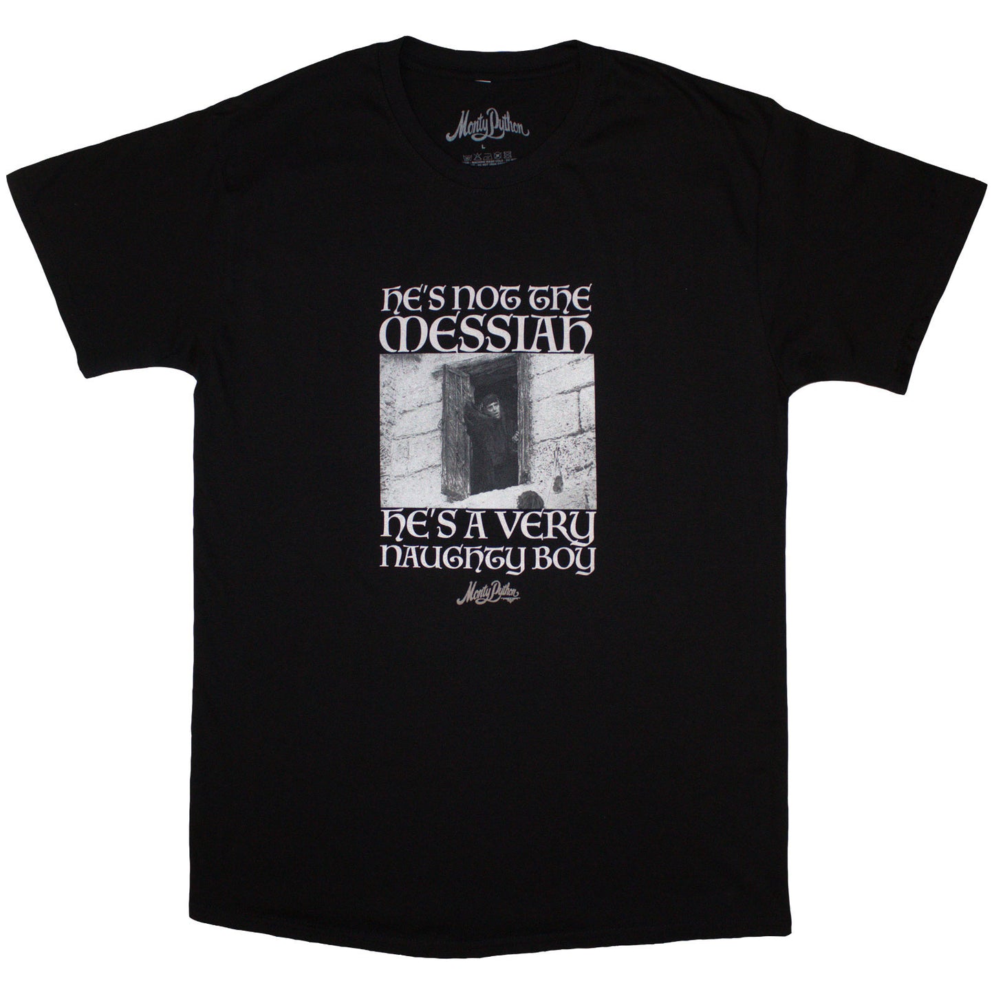 MONTY PYTHON - NAUGHTY BOY - T-Shirt Black