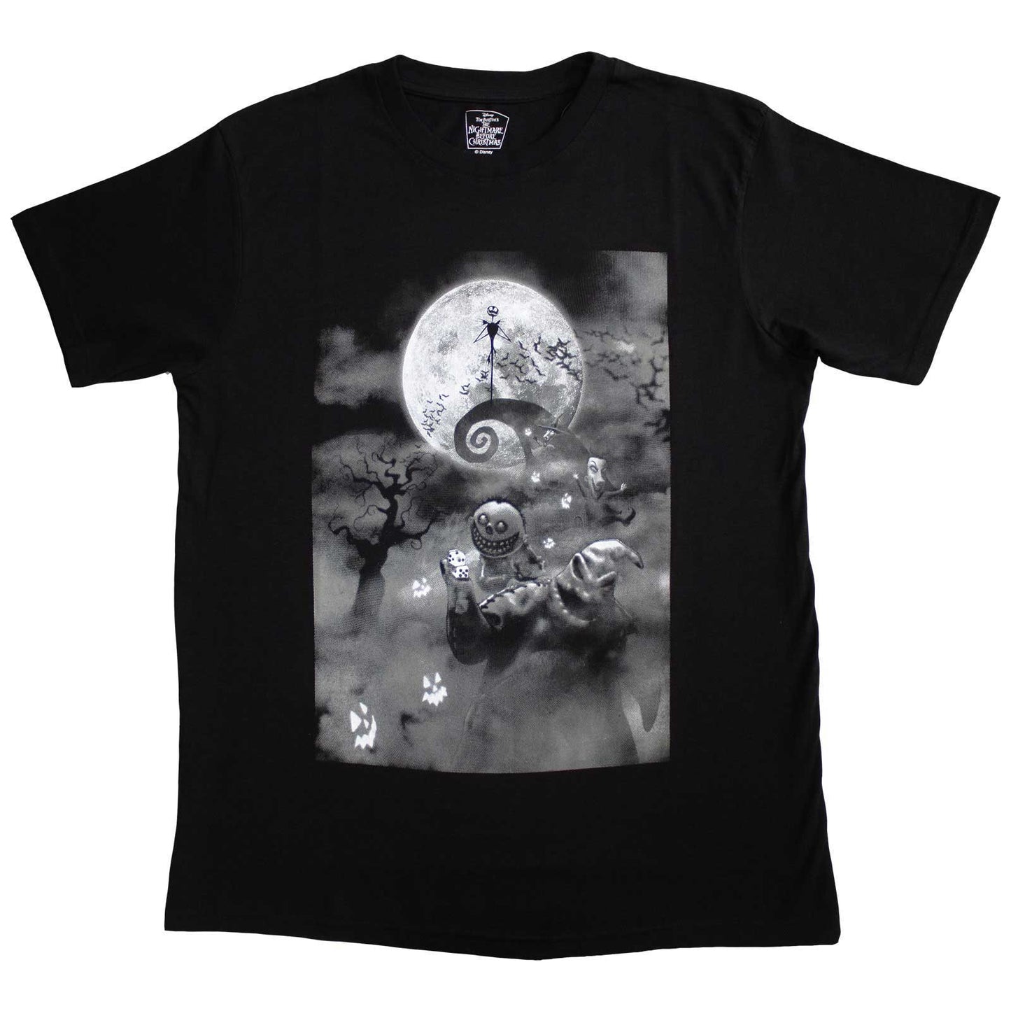 THE NIGHTMARE BEFORE CHRISTMAS - OOGIE SCENE - T-Shirt noir