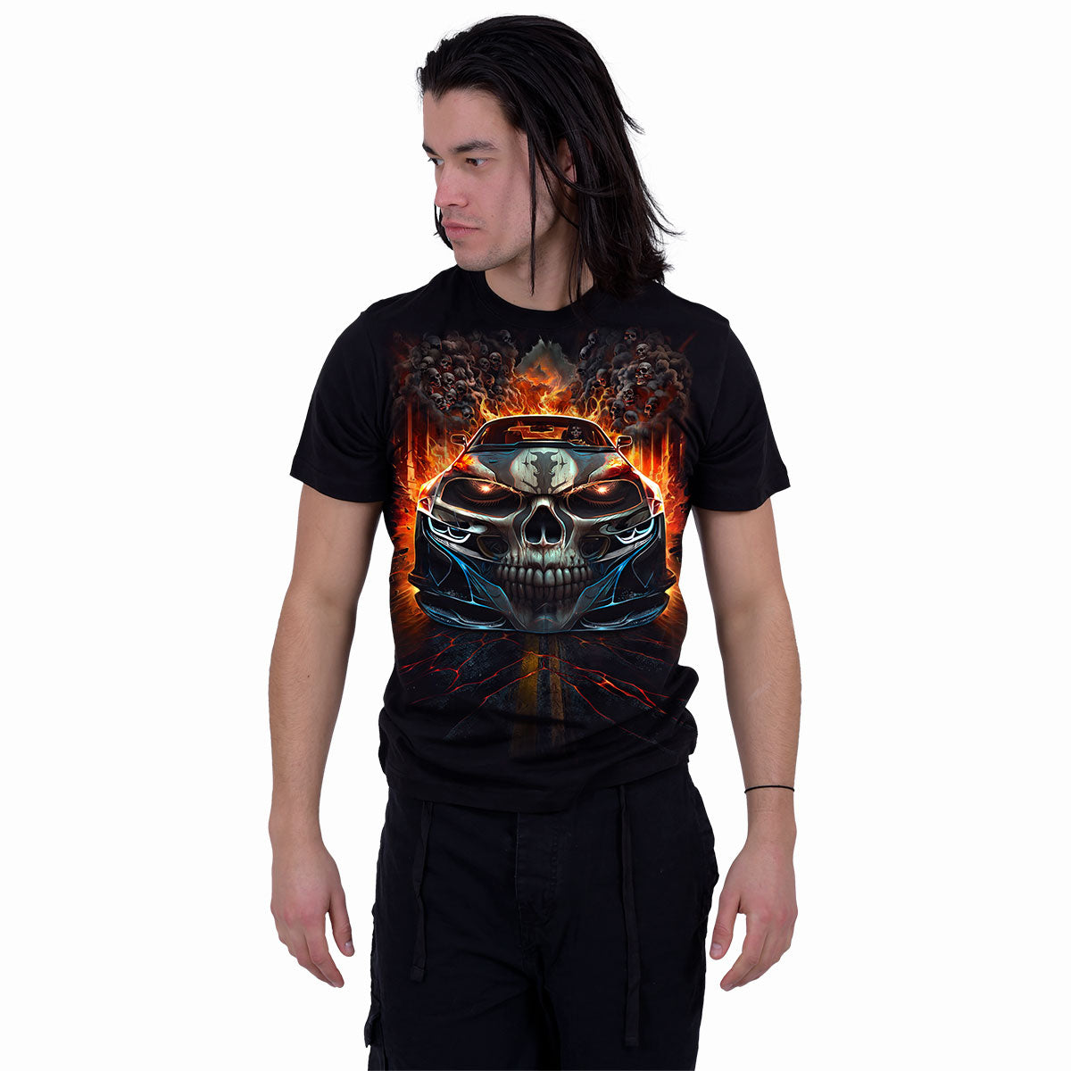 SPEED FREAK - T-shirt noir