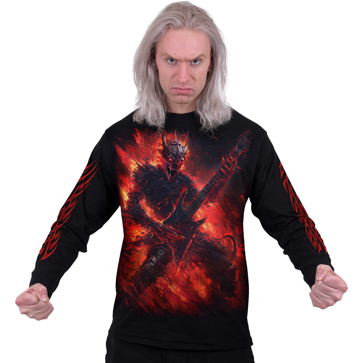 RIFF BURNER - T-shirt à manches longues noir