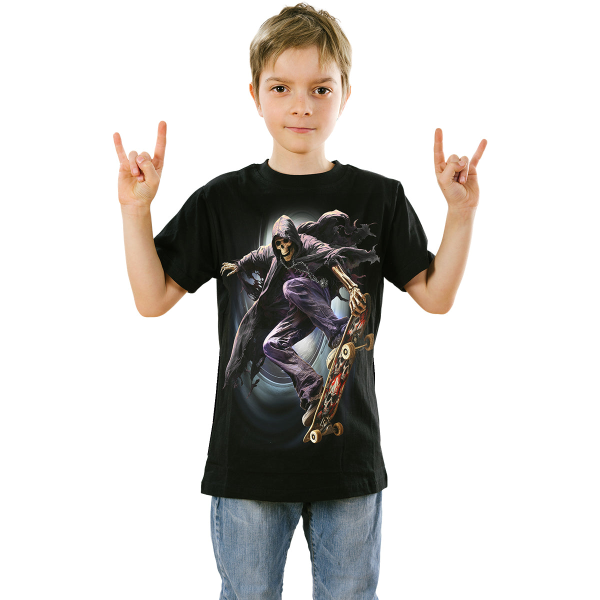 SOUL BOARDER - T-shirt pour enfants noir