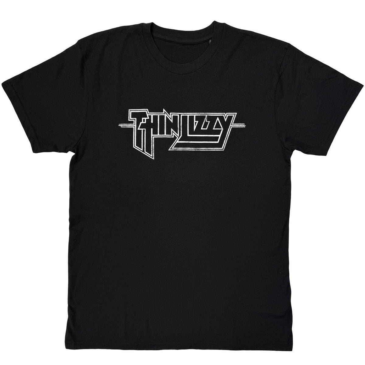 THIN LIZZY - LOGO MONO - T-Shirt Black
