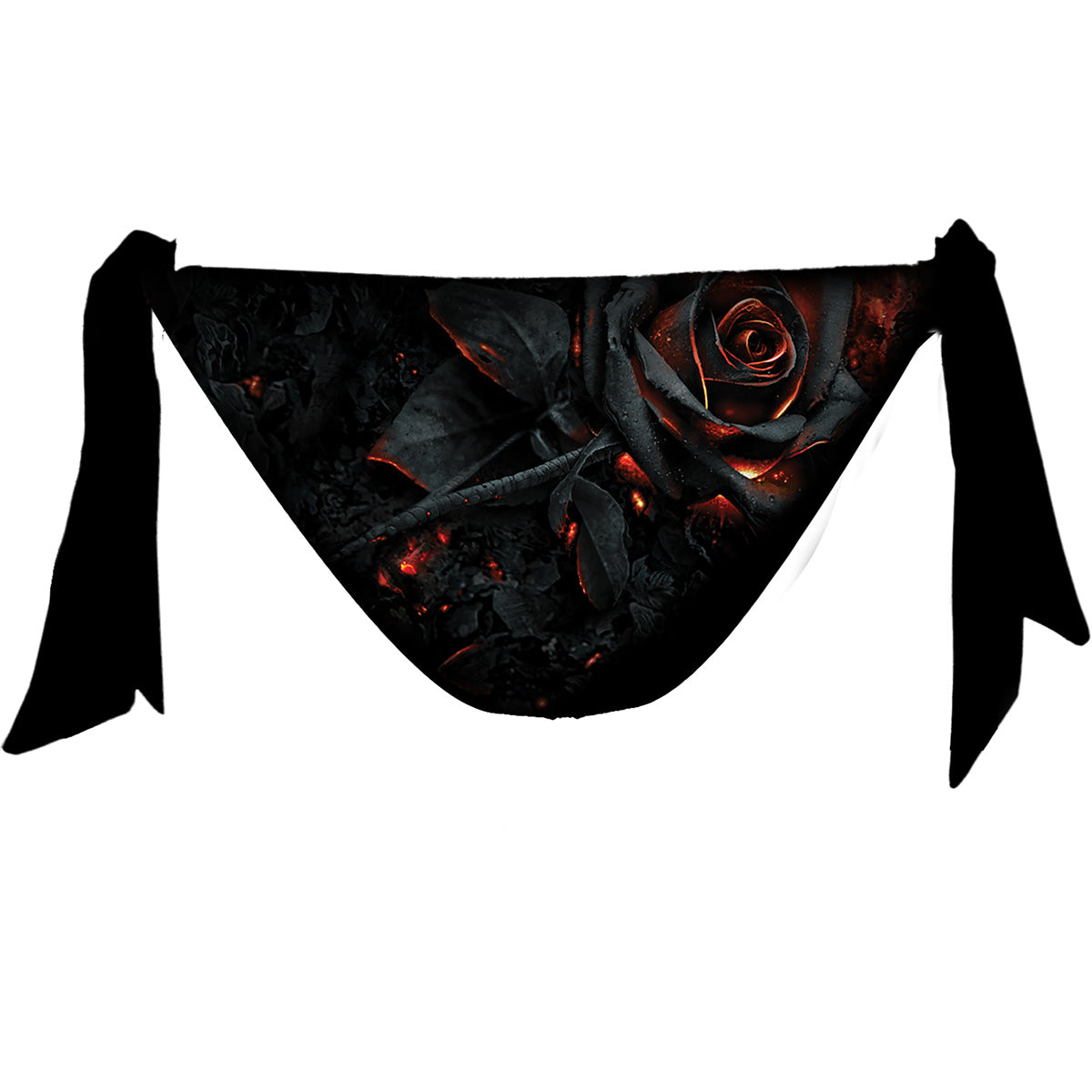 BURNT ROSE - Maillot de bain à rabat Allover