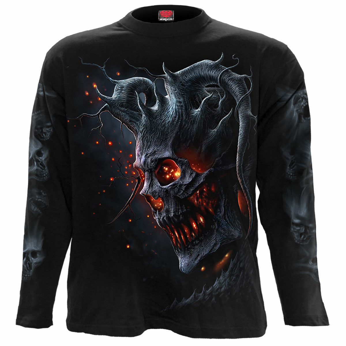 DEATH EMBERS - T-shirt à manches longues noir