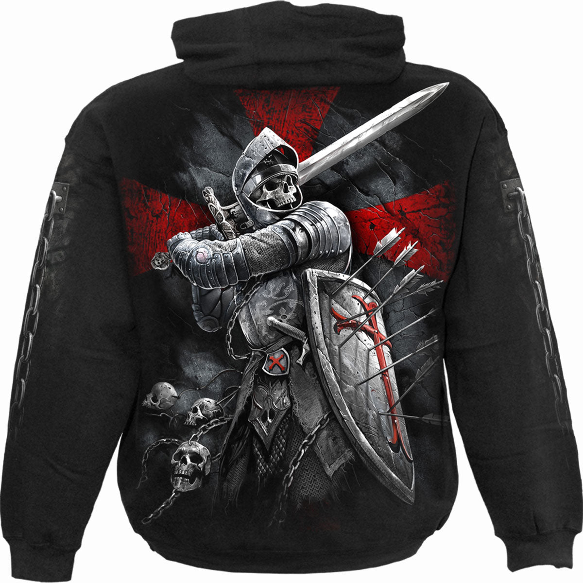 VALIANT - Sweat à capuche noir